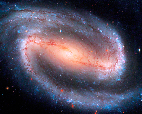 Cosmic dust spent eons coalescing into galaxies in a complex process that had the unlikely outcome of Mitch.
